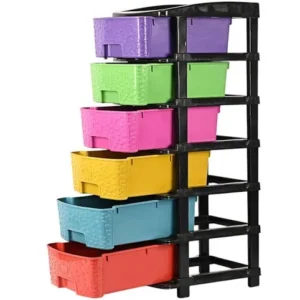 Sriols SpiceMate Kitchen Drawer Organizer – 6 Section Storage Tray for Masala Containers, Sachets & Small Kitchen Essentials